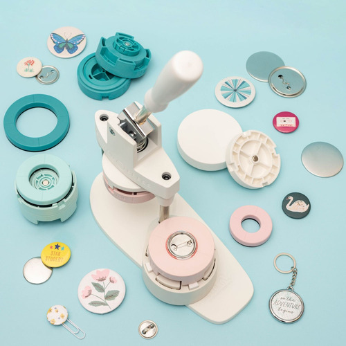 Button Press Máquina Hacer Botones Llaveros Pins Espejos Wer
