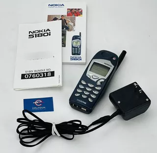 Vintage Nokia 5180i Mobile Wireless Cell Phone Tracfone Dds