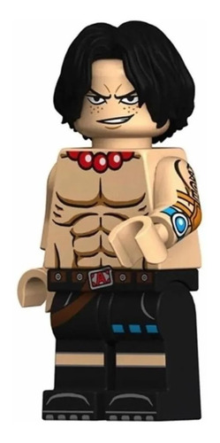 Boneco Blocos De Montar Ace One Piece