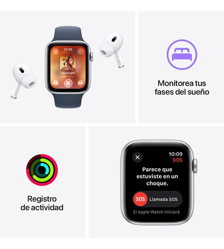 Apple Watch Se (gps) 44 Mm, Blanco Estelar