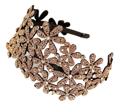 Diadema Brillante Con Peine Antideslizante, Diadema