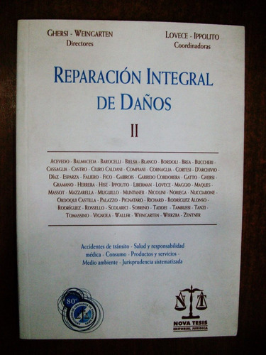 Reparación Integral De Daños 2 - Ghersi - Weingarten