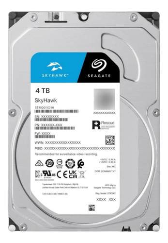 Disco Duro 4tb Para Cctv Skyhawk