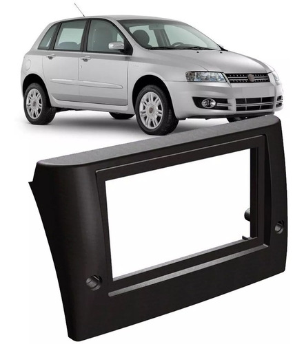 Moldura Painel Dvd 2din Central Multimídia Fiat Stilo