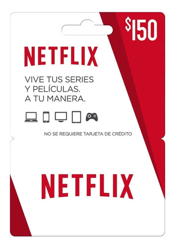 Tarjeta De Regalo $150 Netflix Envio Full