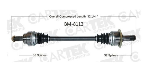 Flecha Trasero Izq/der Bmw X6 2010-2011 V8 Awd 4.4 Ck L