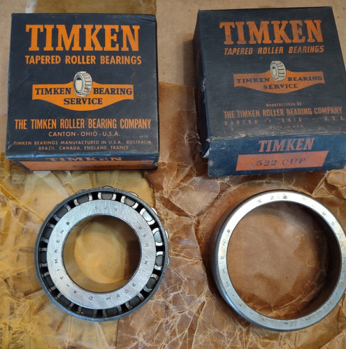 Timken Usa 529 Cone / 522 Cup Taper Roller Bearing  - Ne Jjc