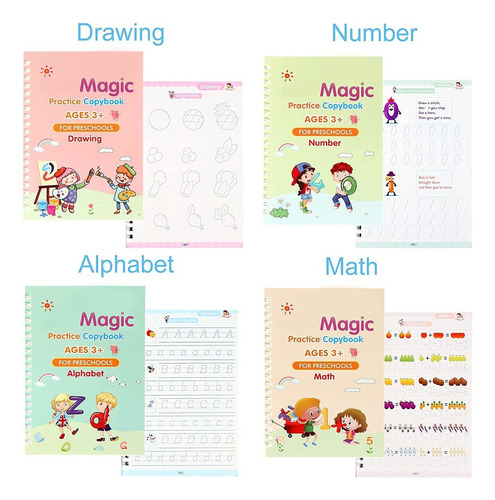 Ll Kit Cuaderno Caligrafía Reutilizable Sank Magic 2