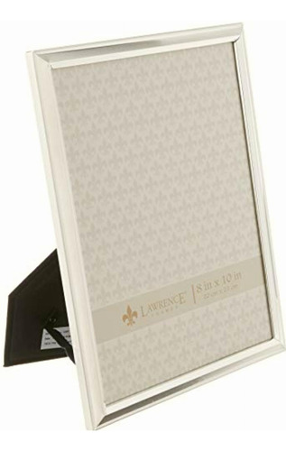 Lawrence Frames Silver Plated Metal Picture Frame, 8 X 10 