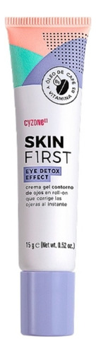 Crema/Gel Eye detox Cyzone Skin first día/noche de 15g