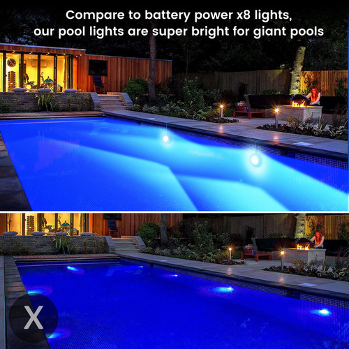 Luces Led Para Piscina Lylmle, 10 W, Colgantes, Rgb, Que Cam