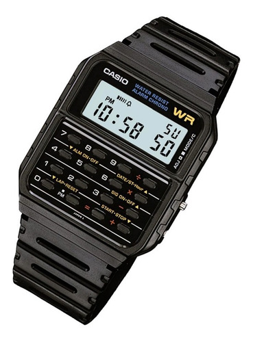 Imagen 2 de 7 de Reloj Casio Unisex Data Bank Ca-53w Calculadora