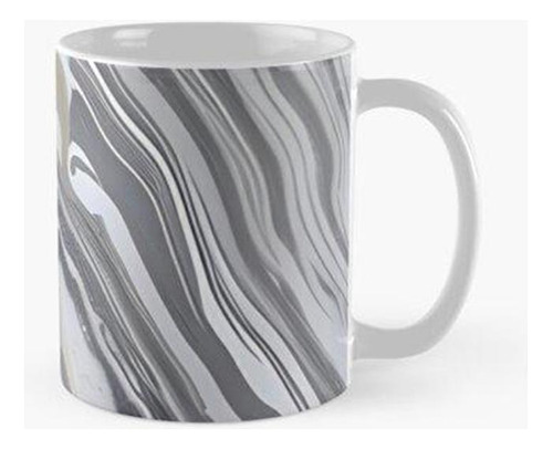 Taza X4 Piedra De Mármol Gris Calidad Premium