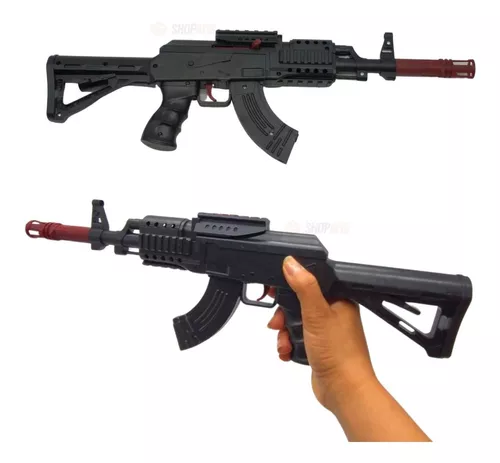 Metralhadora - Rifle - M762 Lança Nerf e Bolinha gel