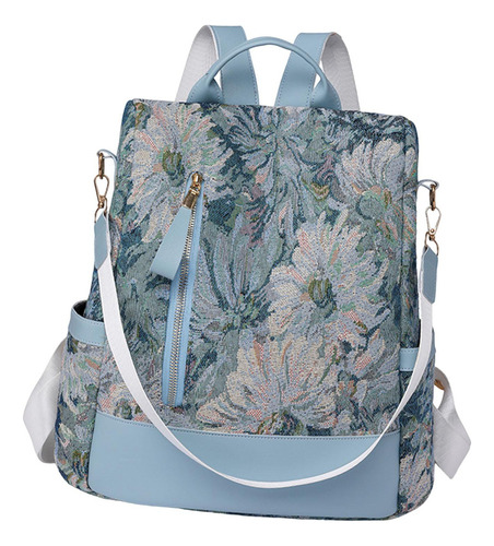 Wang Mochila De Mujer Con Cremalleras Suaves Para Viajes,