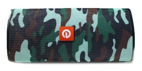 Caixa De Som Bluetooth Usb/p2/sd Potente Camuflada Envio Já