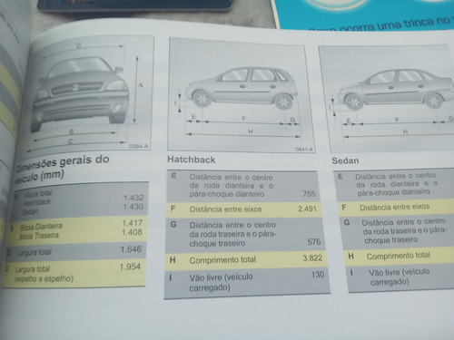 Gm Corsa 2002 Manual Do Proprietário Hatch E Sedan 1.0 1.8 (Usado)