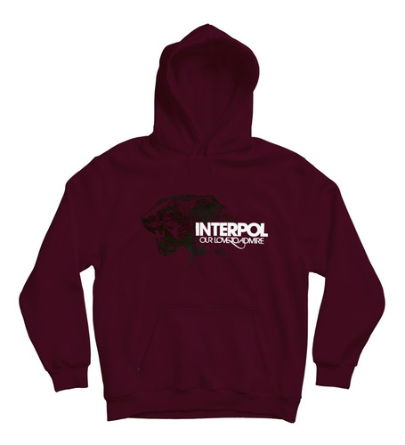 Interpol Sudadera Hoodie Lioness Our Love To Admire Rock