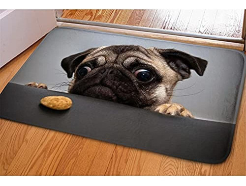 Hugs Idea Cute Pug Welcome Mats Piso De Entrada Funny Indoor