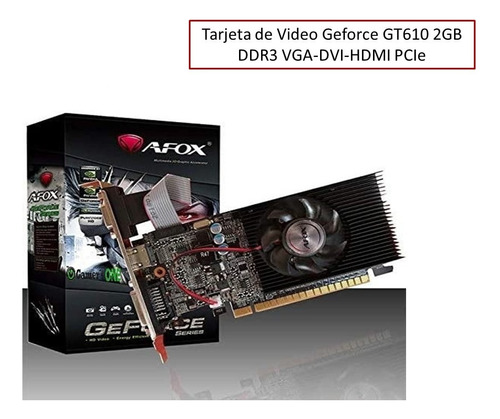 Tarjeta De Video Gt610 2gb Ddr3