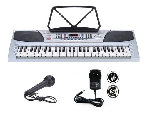 Piano Organo Teclado 54 Controlador Musica + Microfono