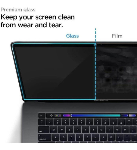 Vidrio Templado Spigen Para Macbook Air 13