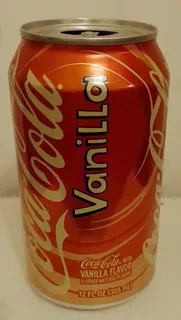 Lata Vacía Gaseosa Antigua Coca Cola Vanilla --