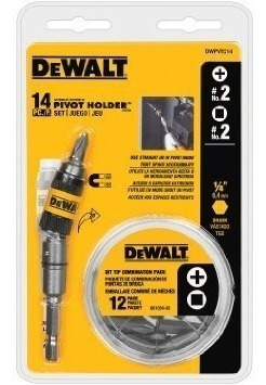 Juego 14 Puntas Sujetador Magnetico Dwpvtc14 Dewalt