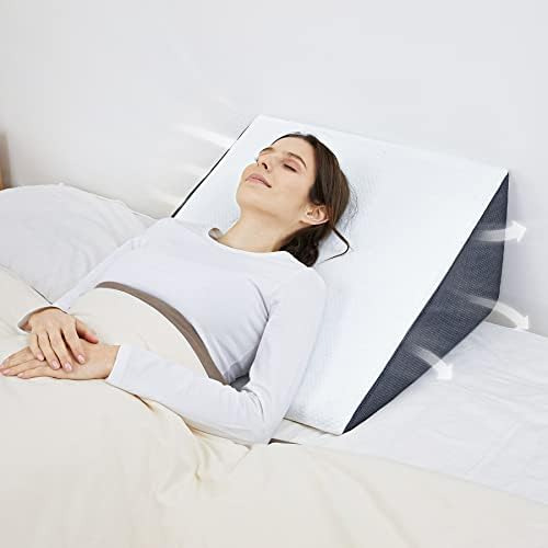 Touchutopia Almohada De Cuña Para Cama Para Dormir, Triángul