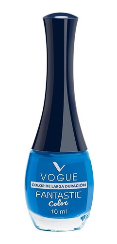 Esmalte Barniz Uñas Máximo Brillo Azul Azulejo Vogue