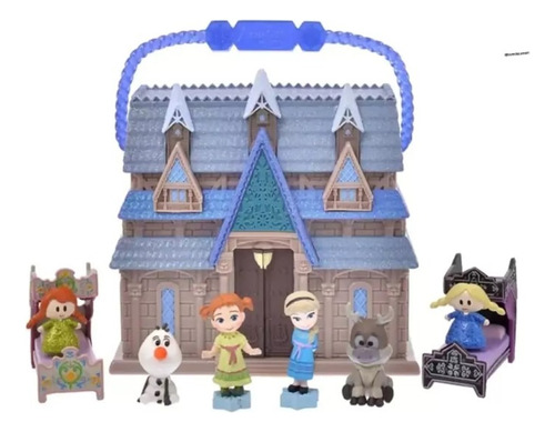 Disney Animators Set De Juego Miniatura De Castillo Frozen.