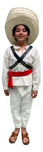 Traje revolucionario para niño hotsell