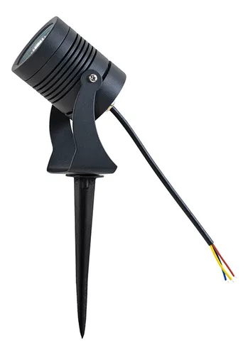 Pack 10 Foco Estaca Deco Jardín 10w Luz Cálida