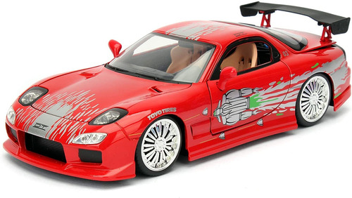 Jada Toys Coche De Juguete Rápido Y Furioso Mazda Rx-7