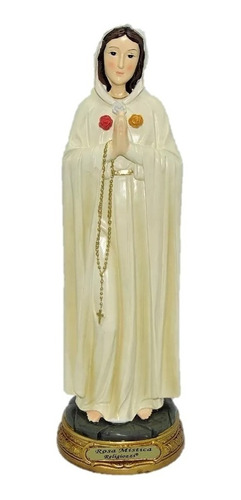 Virgen  Rosa Mistica 13cm Poliresina 532-33312 Religiozzi