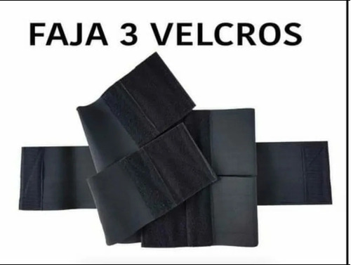 Faja 3 Velcros Talle Largo 32cm Máxima Calidad Garantizadas