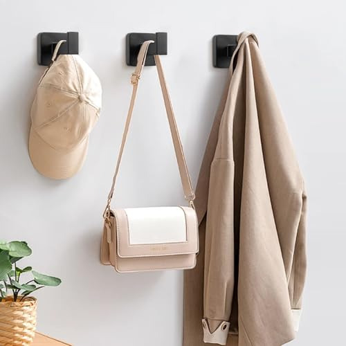 Ganchos Para Toallas De Baño Nearmoon - Ganchos Cuadrados De