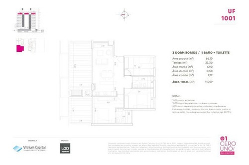 Imagen 2 de 9 de Va770 - Venta Apartamento 3 Dormitorios En 01 Del Centro