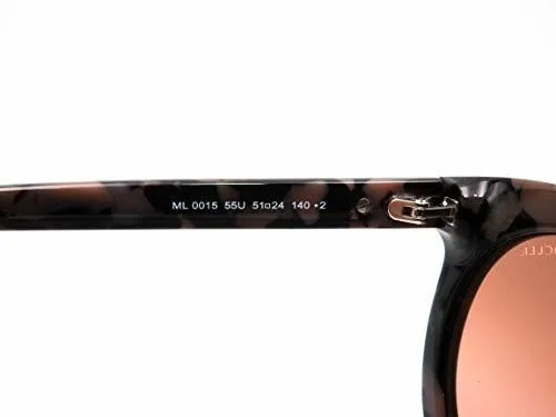 Gafas De Sol Moncler Ml Havana - Burdeos Espejo - 60 Caracte