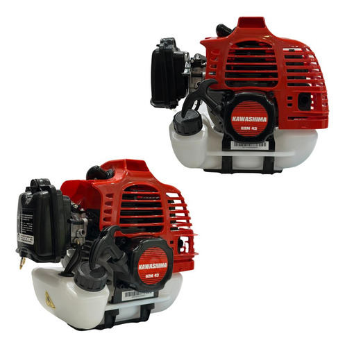 Podador De Grama Gasolina Kawashima Bcj431 1,7hp + Kit Facas