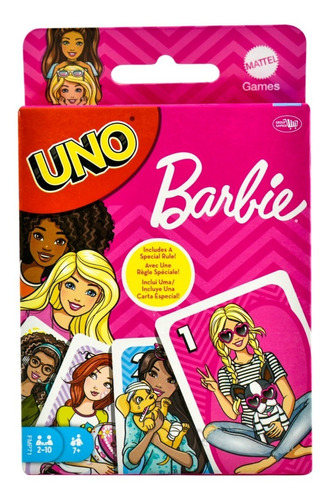 Uno Barbie Juego De Mesa Mattel Games