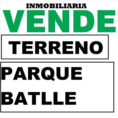 Parque Batlle: Av. Italia  Terreno 10.00 X 33.00= 330 M2 Alt. 16.50 Mts.