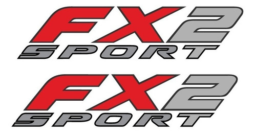 Sticker Fx2 Sport Lateral Batea Compatible Con Pick Up F150