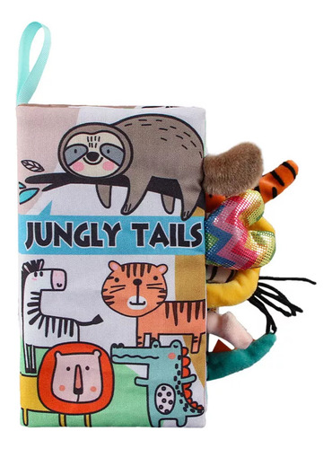 Pack De 2 Libros De Tela Para Bebé Con Colas De Animales