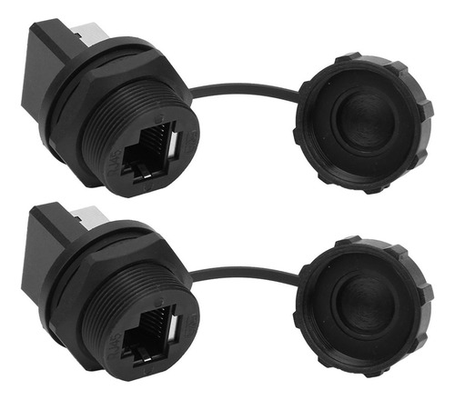 2 Conectores Rj45-180° Rj45 For Impermeables Posts For Ex