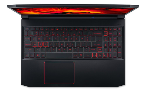 Notebook gamer Aspire Nitro 5 AN515-54 15.6" color negro 12GB de Ram - 512GB SSD - Intel Core i5