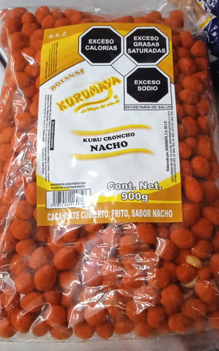 Cacahuate Sabor Nacho Kurumaya 2.7 Kg