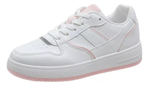 Zapatos Planos Mujer Casual Blancos Informal Cómodo Tennis