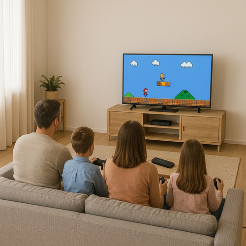 Adaptador Video Game 2 Controles 4k Hdmi Stick +20mil Jogos