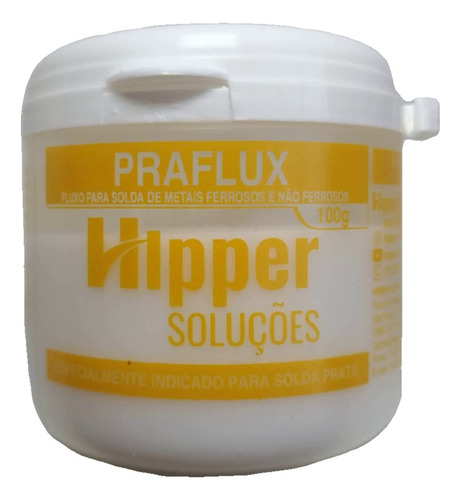 Fluxo  Solda Prata 100g Praflux Kit C/ 2